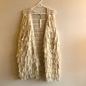 Crochet Fringe Vest